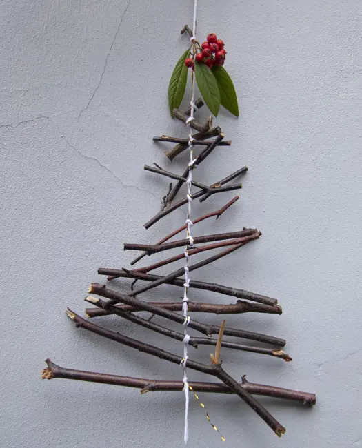 Hjemmelavet juletræ